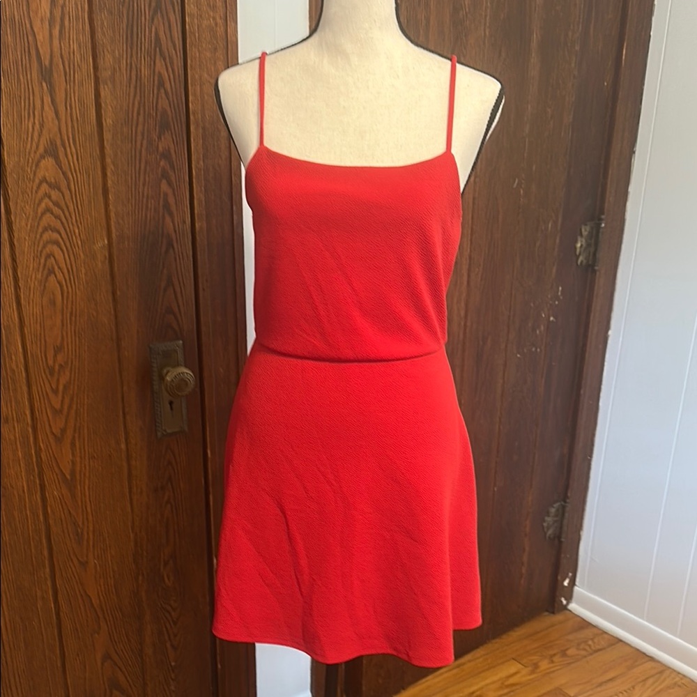 Wild Fable Red Spaghetti Strap Mini Sundress